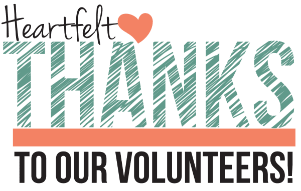 Image Says Heartfelt Thanks to Our Volunteers