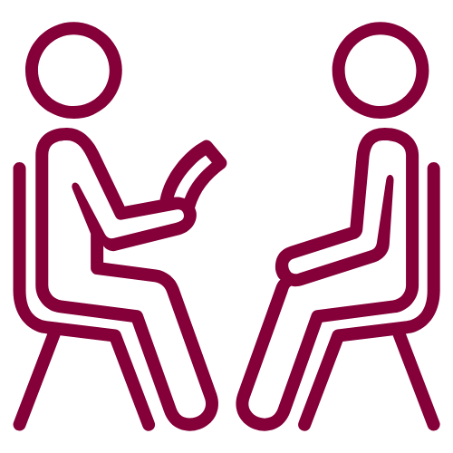 employment counseling icon