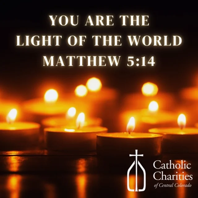 "You are the light of the world."

- Matthew 5:14

#CCharitiesCC #SundayThoughts